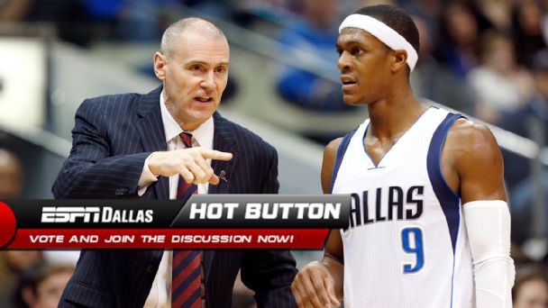 Rick Carlisle and Rajon Rondo