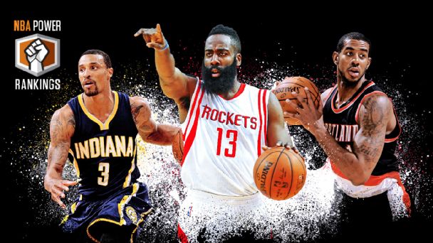 George Hill, James Harden & LaMarcus Aldridge