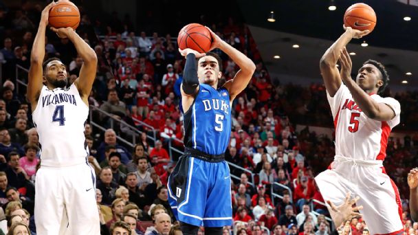 Darrun Hilliard, Tyus Jones, Stanley Johnson