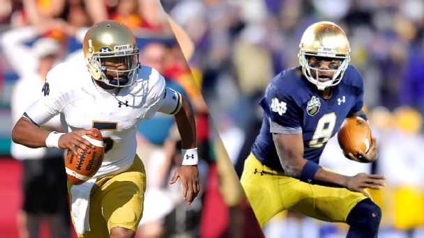 Everett Golson, Malik Zaire