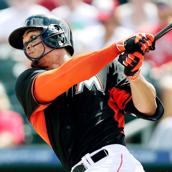 Giancarlo Stanton Of Miami Marlins Pleased With First At-bats