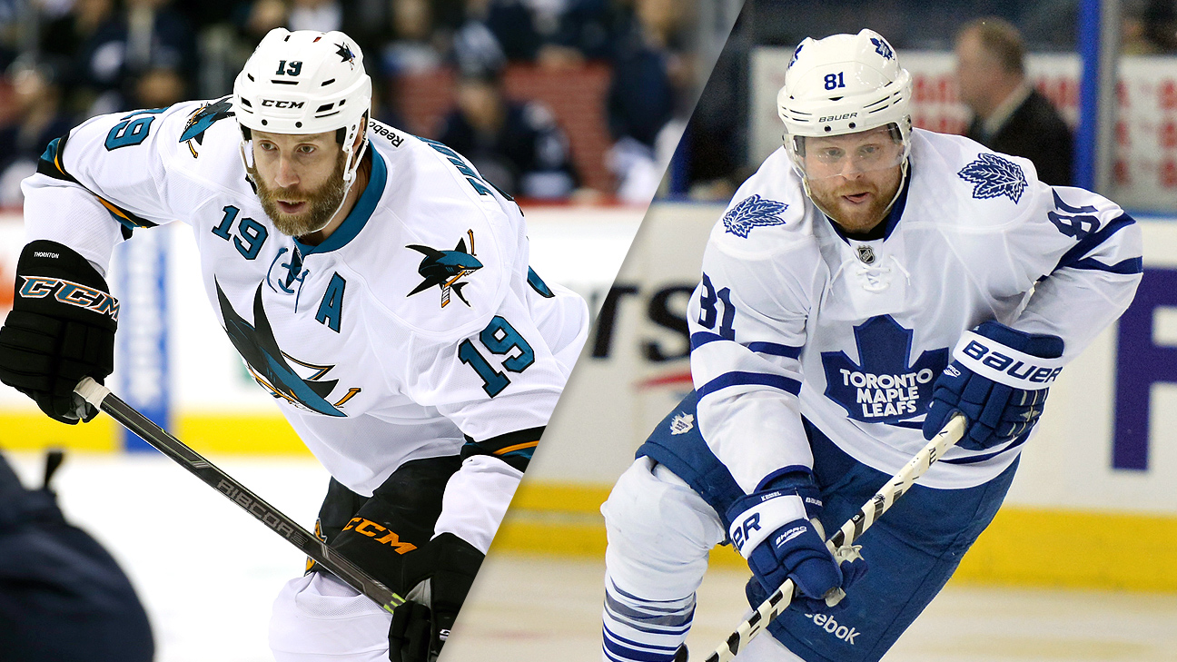 Showdown: Phil Kessel vs. Joe Thornton - ESPN