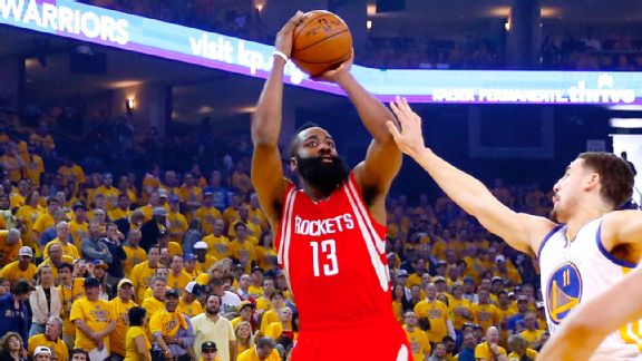 James Harden and Klay Thompson