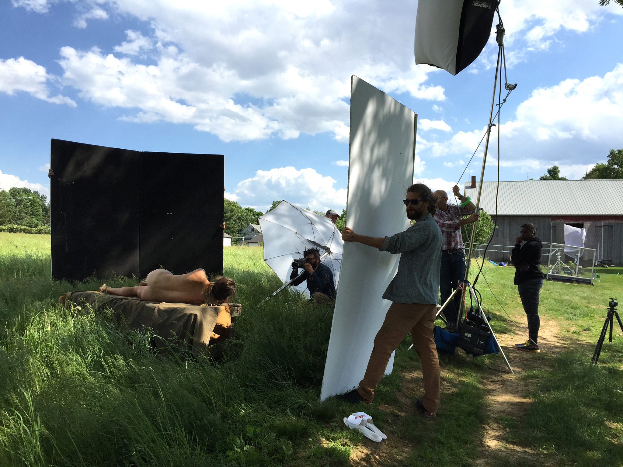 Peeping Cows BODY ISSUE 2015 BEHIND THE SCENES ESPN