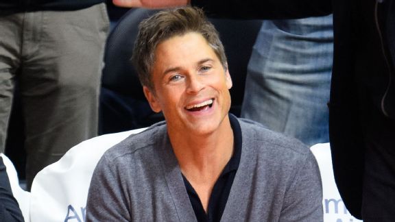 Actor Rob Lowe at Grizzlies-Clippers