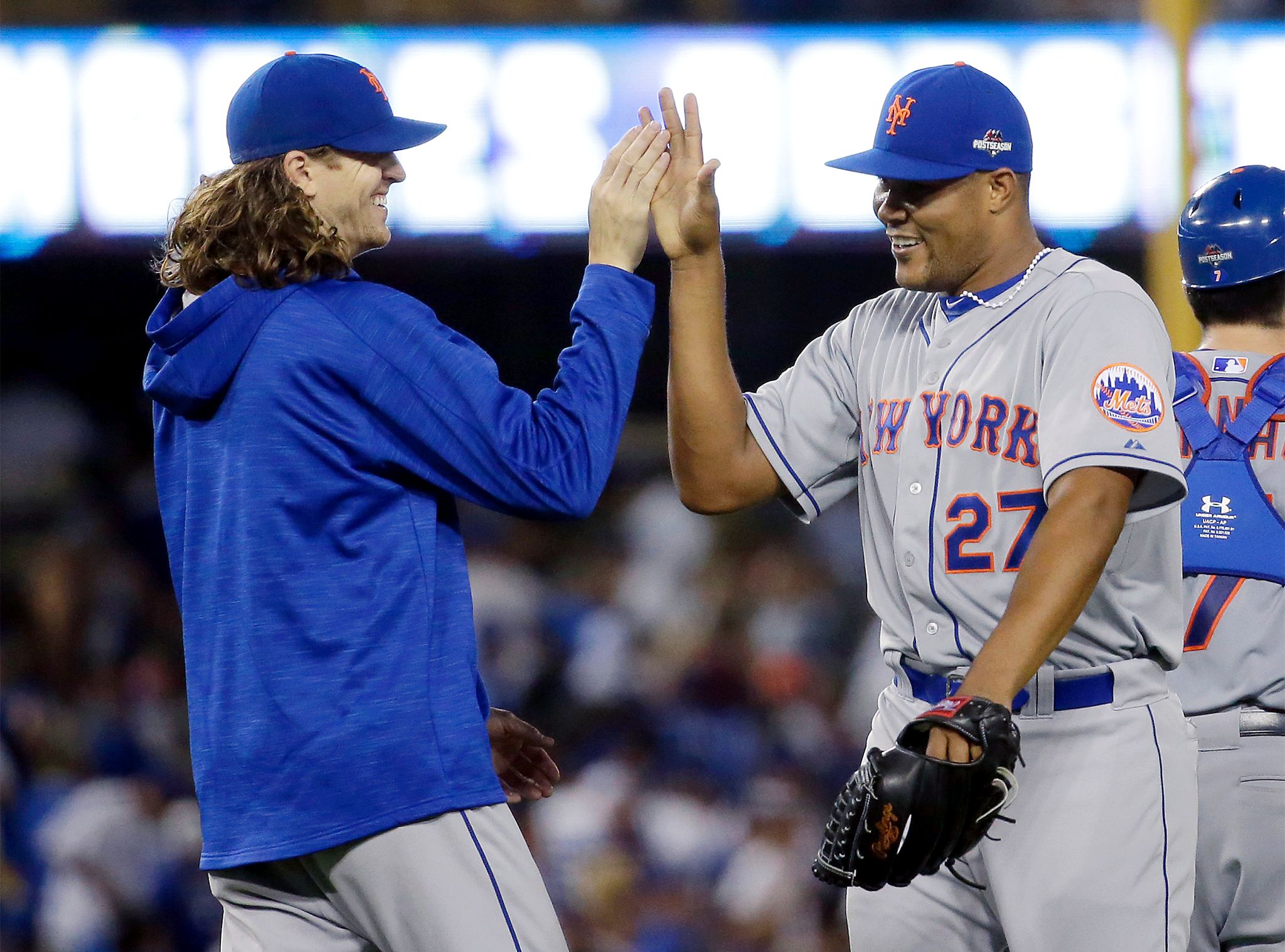 Winning combination - Photos: Mets vs. Dodgers in NLDS - ESPN