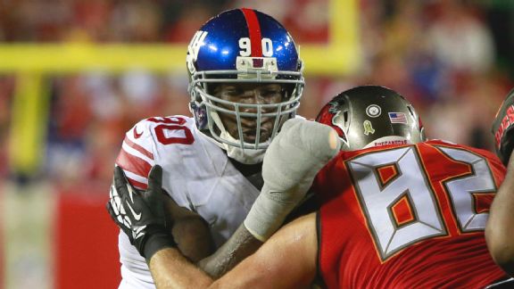 New York Giants defensive end Jason Pierre-Paul