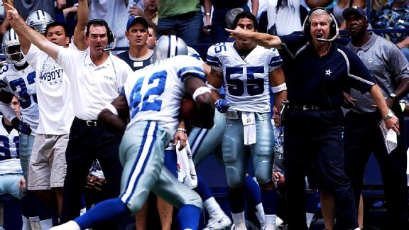 Mike Zimmer and Bill Parcells