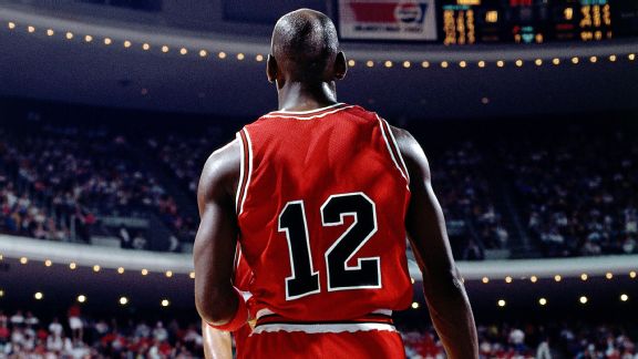 Michael Jordan wearing No. 12