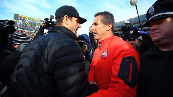 Jim Harbaugh and Urban Meyer