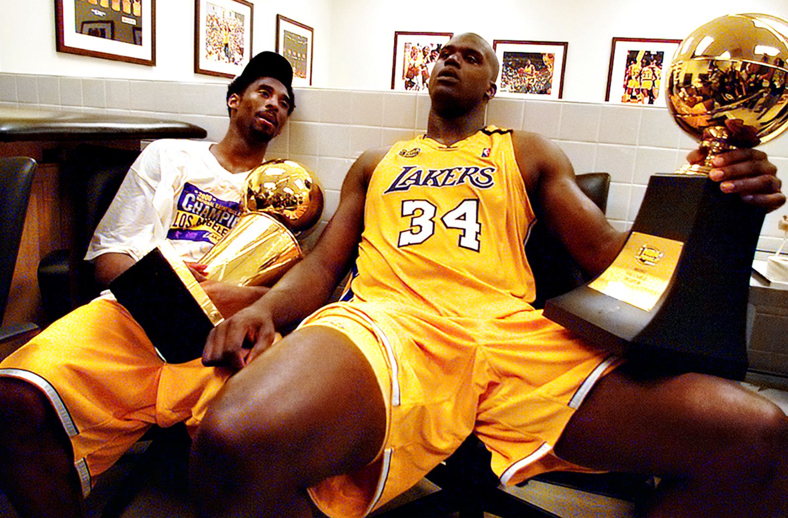 all the time," Shaquille O'Neal says of Kobe Bryant. 