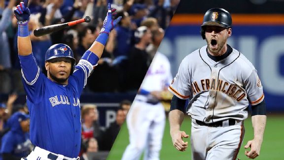 Edwin Encarnacion and Conor Gillaspie