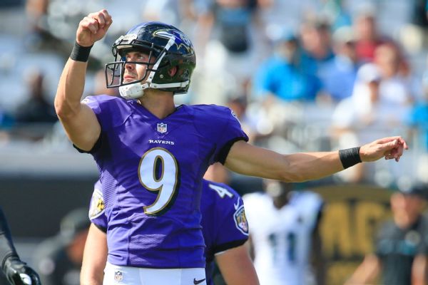 Ravens' Justin Tucker backs idea of 'reward' for kickoffs that split uprights Ravens' Justin Tucker backs idea of 'reward' for kickoffs that split uprights
