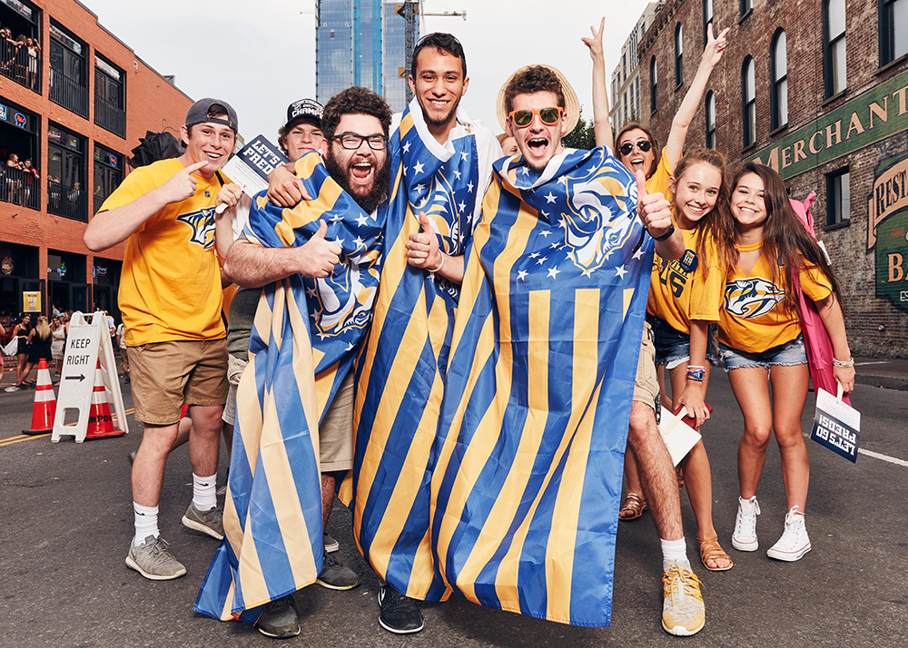 Predators fan photos in Nashville during Stanley Cup Finals