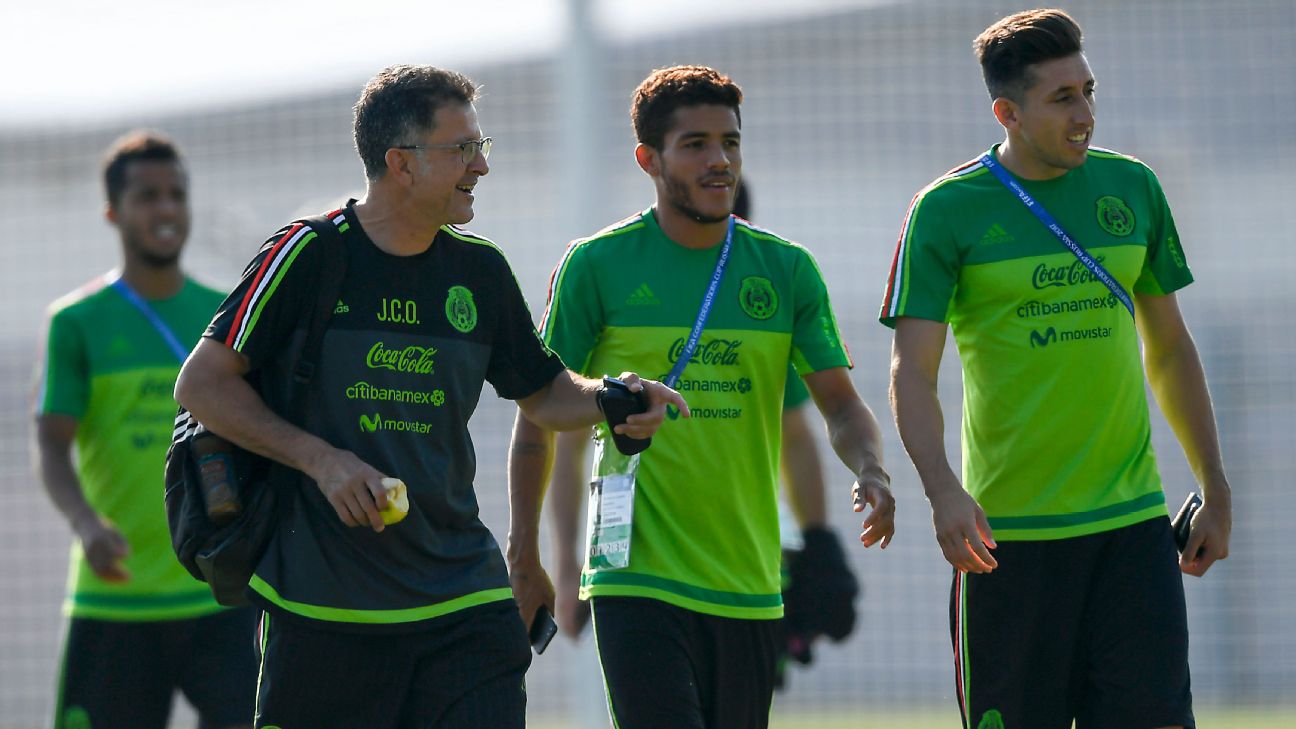 Juan Carlos Osorio, Jonathan dos Santos, Héctor Herrera