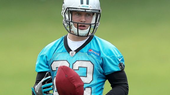 Carolina Panthers running back Christian McCaffrey