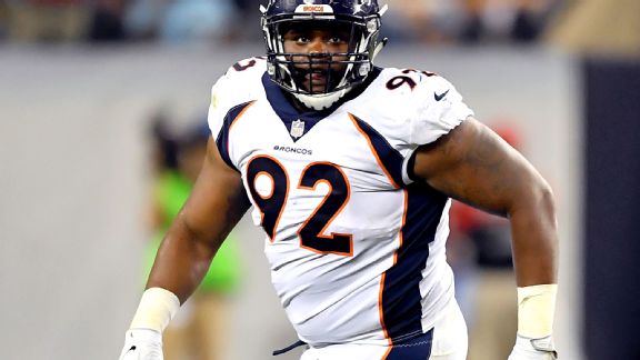 Denver Broncos nose tackle Zach Kerr