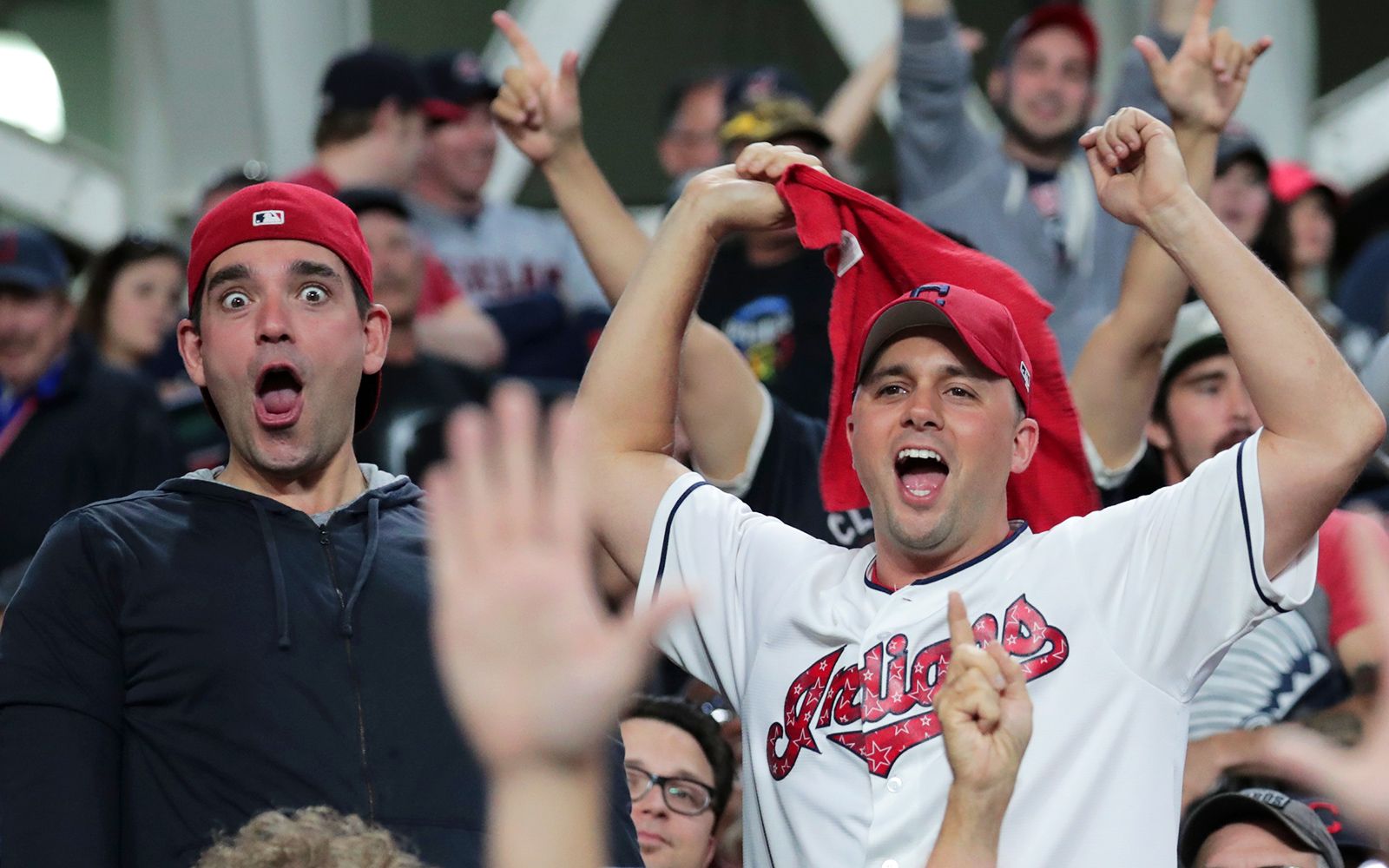 Cleveland Indians' Mike Clevinger fans 12; eyes red pants to go