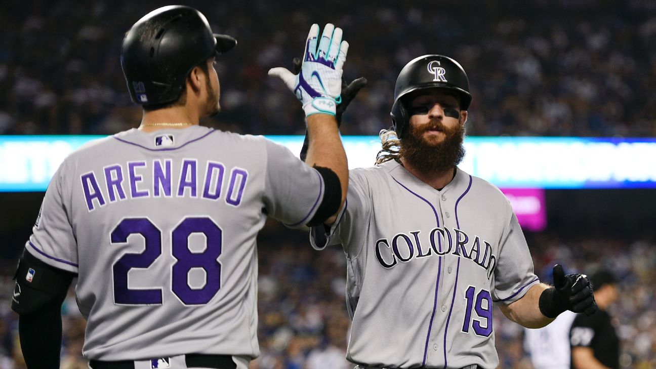 Nolan Arenado and Charlie Blackmon -- Colorado Rockies