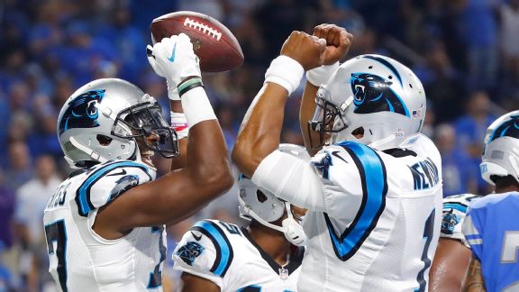 Lions vs. Panthers ( Devin Funchess TD Celebration)