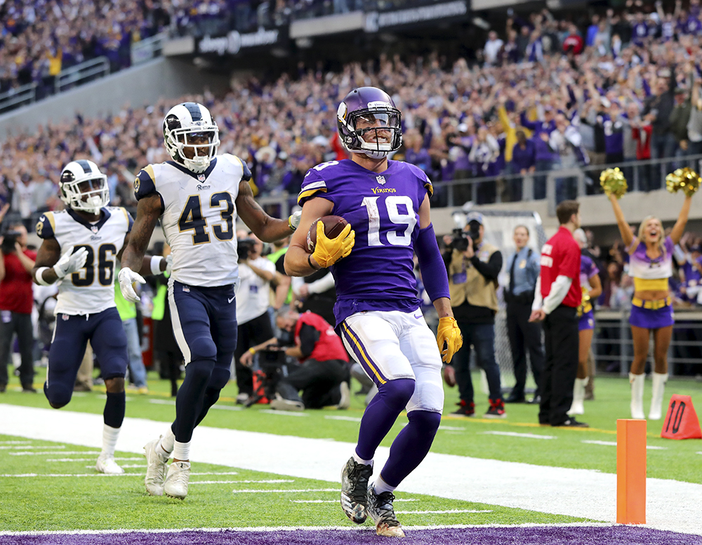 NFL on ESPN X:ssä: Case Keenum in the Rams gold color rush unis.   / X