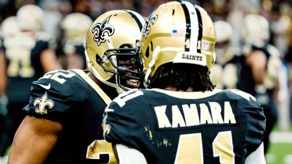 Mark Ingram and Alvin Kamara