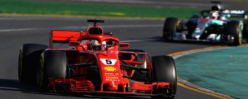 Sebastian Vettel claimed his third win at Albert Park, beating Lewis Hamilton to the win.