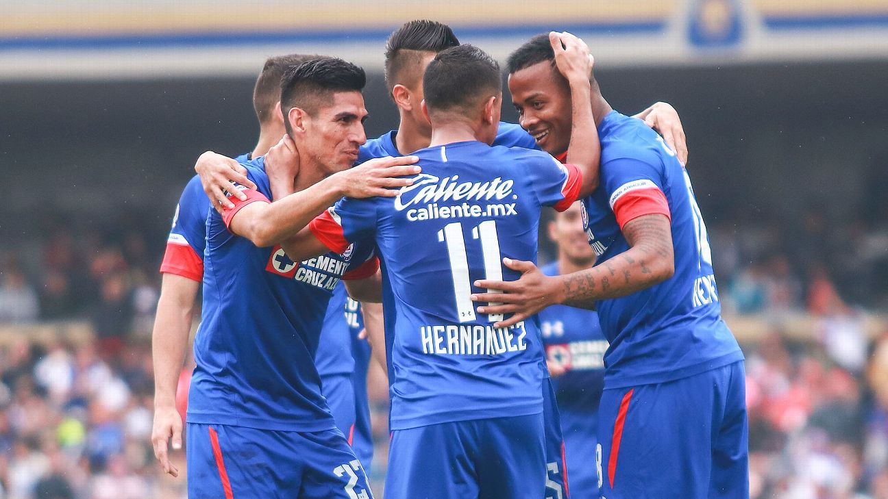 Cruz Azul celebra vs. Pumas
