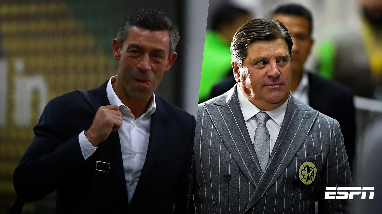 Cruz Azul América Pedro Caixinha Miguel Herrera.