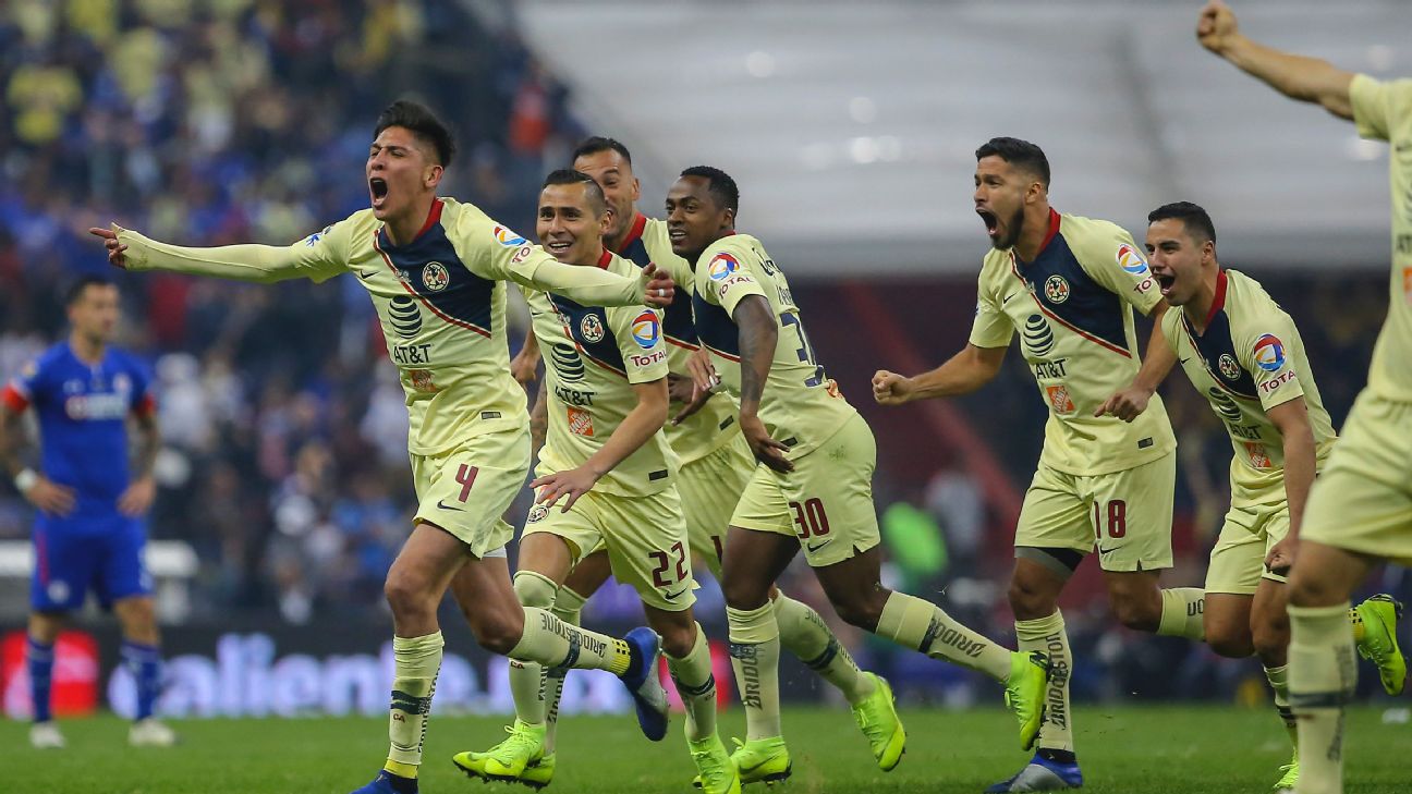America festeja gol de edson alvarez