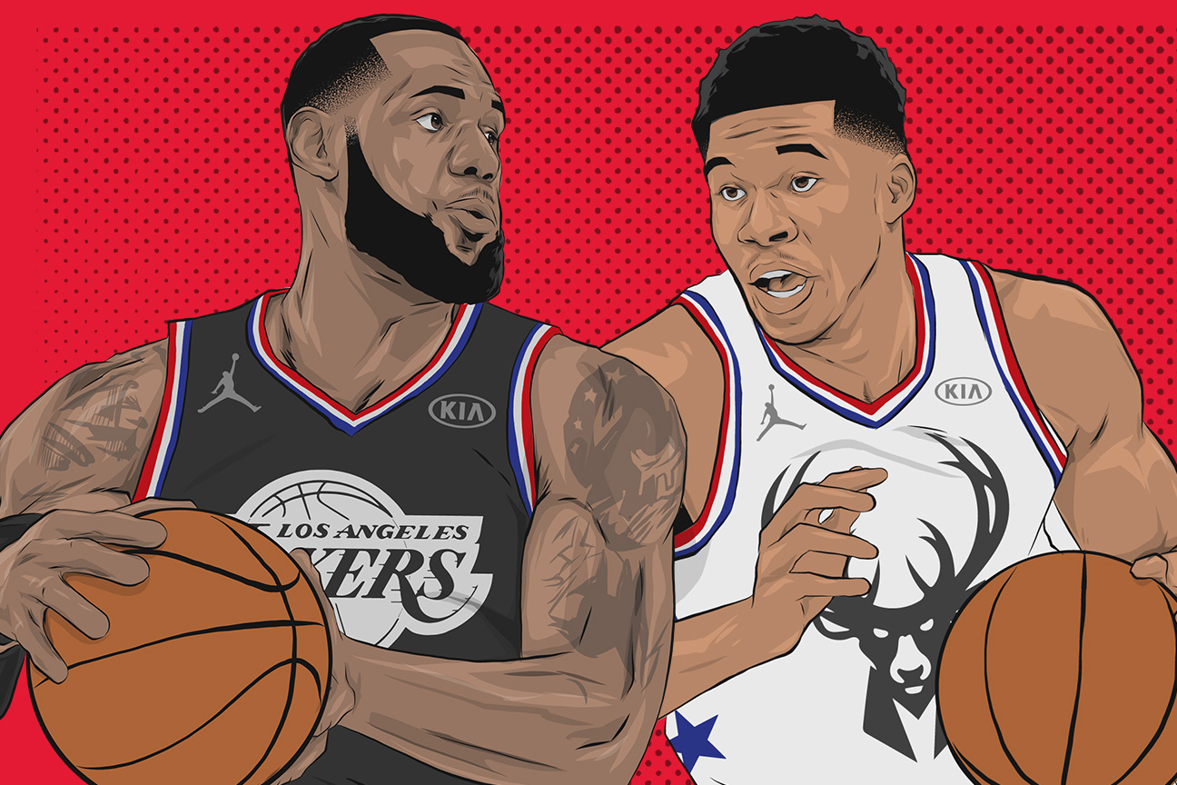 NBA All-Star Game 2019 - Draft your own team as LeBron or Giannis1296 x 864