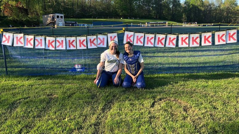 New York high school softball pitcher strikes out all 21 batters in perfect game