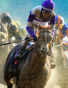 Mario Gutierrez and I'll Have Another win the 138th Kentucky Derby.