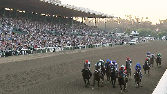 The 2012 Breeders' Cup Classic at Santa Anita Park.