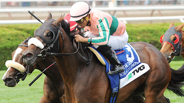 Somali Lemonade upsets the 2014 TVG Diana Stakes at Saratoga.