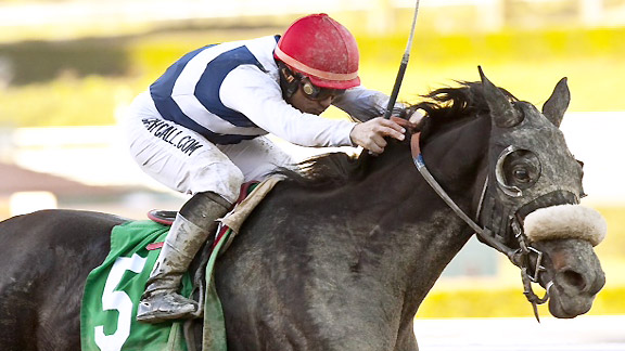 Eblouissante wins again at Santa Antia to go 2-for-2 in her young career.