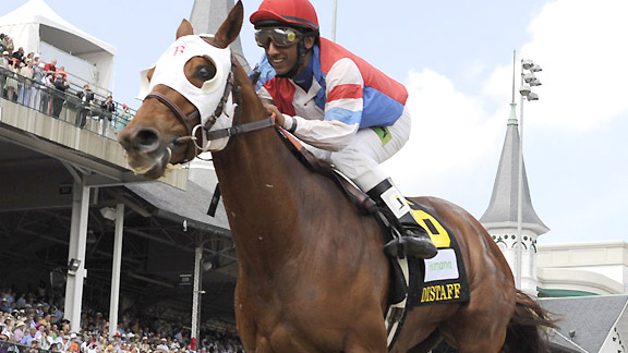 Groupie Doll wins at Churchill Downs in May of 2012.