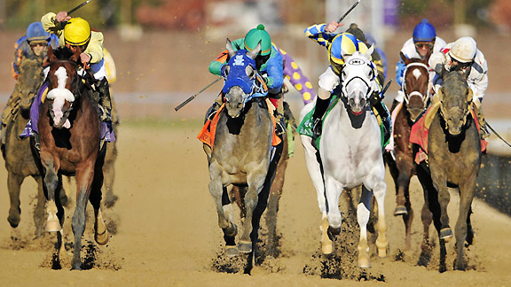 Hansen takes the 2011 Breeders' Cup Juvenile.