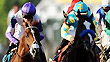 I'll Have Another runs down Bodemeister to win the 137th Preakness Stakes.