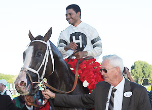 Will Take Charge wins the 2013 Travers Stakes at Saratoga.
