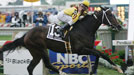 Calvin Borel rides Rachel Alexandra to victory in the Preakness Stakes.