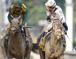 Calvin Borel wins his third Kentucky Derby on Super Saver
