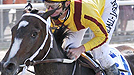 Rachel Alexandra wins the Mother Goose Stakes.