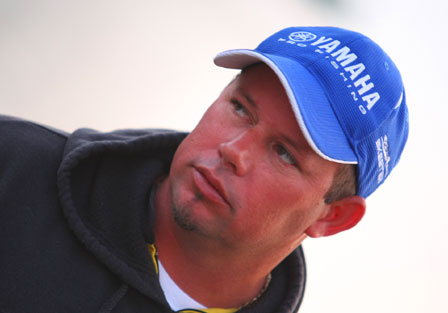  Bobby Lane was the picture of confidence while waiting for conditions to be safe enough for blast-off.