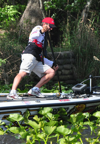 Bassmaster Elite Series Power-Pole Citrus Slam Edwin Evers