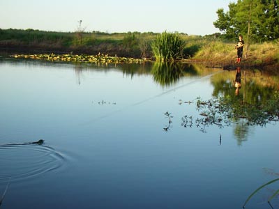 kids fishing