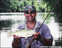 Flyfishing for bass