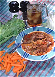 Muskrat stew