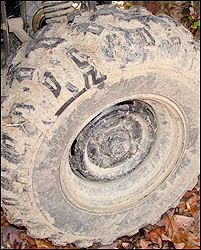 J.R. Absher's tire