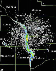 Mayflies on the radar